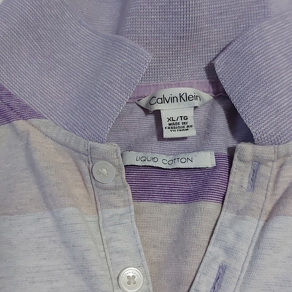 Calvin Klein Men's XL Liquid Cotton Polo - Picture 6 of 12